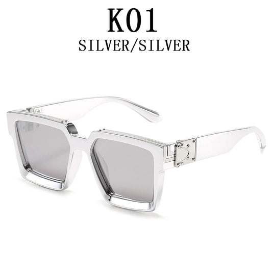 Square Oversized Millionaire Fashion Glasses Luxury Sunglasses for Men Vintage Sunglasses Women Sonnenbrille Gafas De Sol Lentes