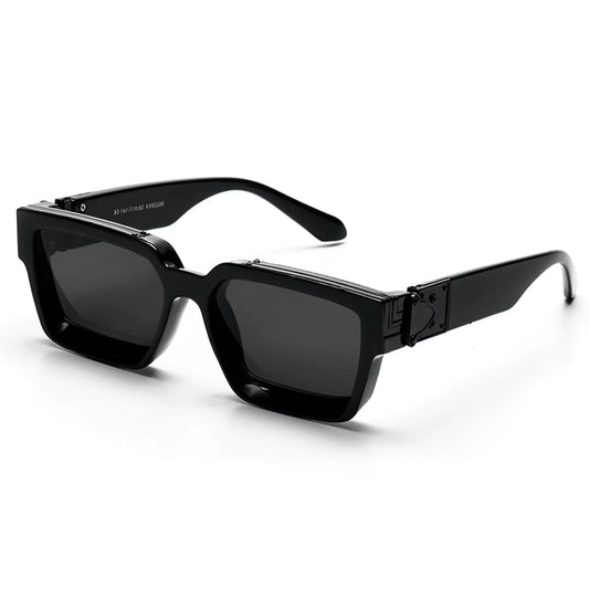 Retro Black Millionaire Shades Luxury Sunglasses 2026 for Men Designer Famous Brand Square Sun Glasses Man Women Sunglass
