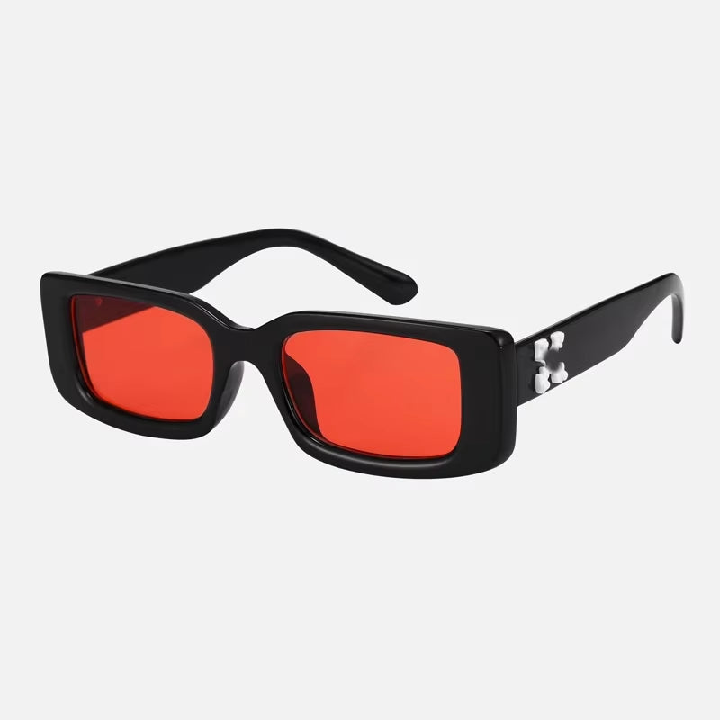 5Pcs Set Small Rectangle Sunglasses Women Men Shades Retro Sun Glasses Luxury Brand Square Shades UV400