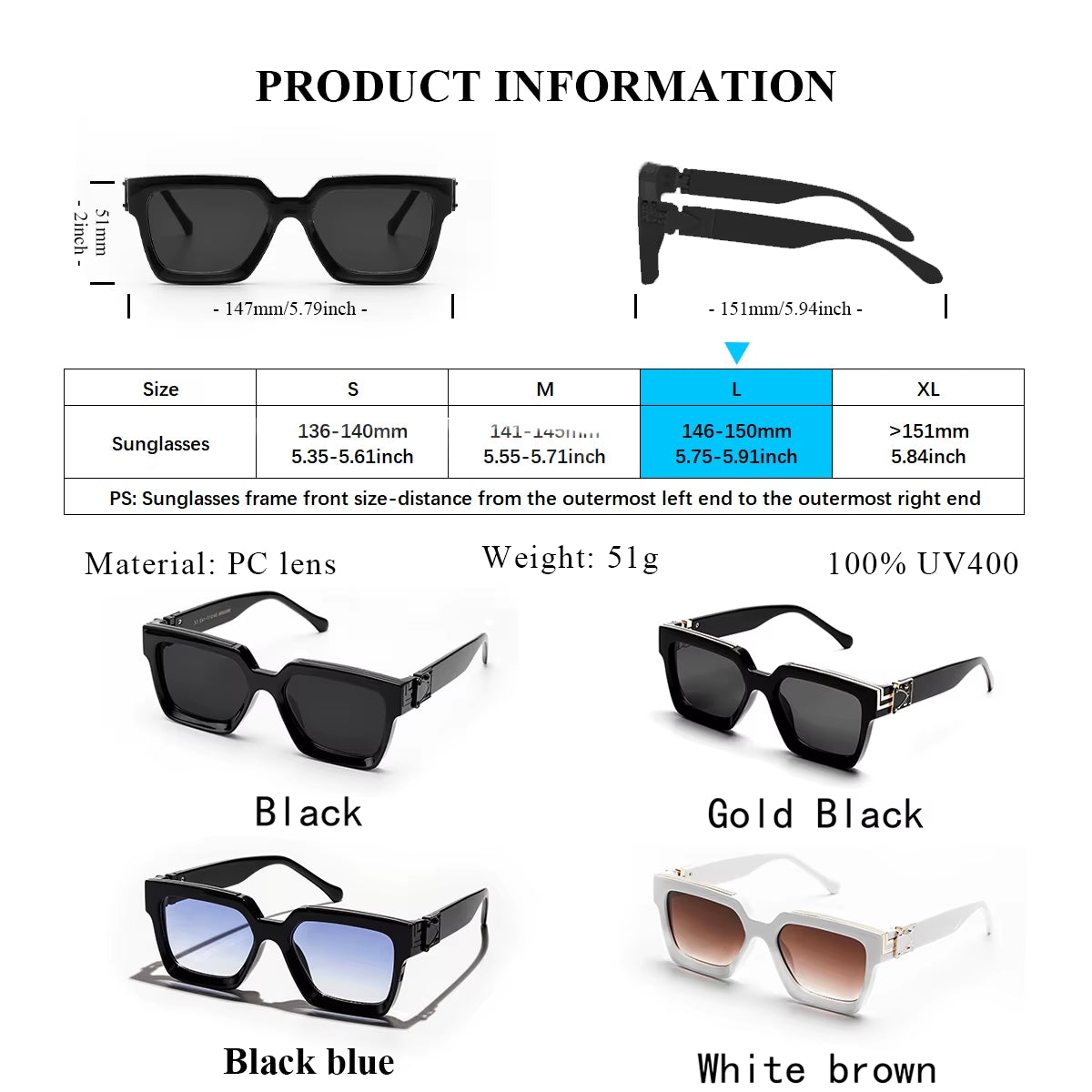 Retro Black Millionaire Shades Luxury Sunglasses 2026 for Men Designer Famous Brand Square Sun Glasses Man Women Sunglass