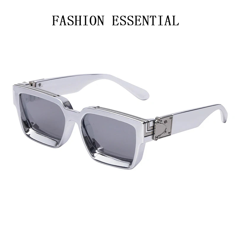 Square Oversized Millionaire Fashion Glasses Luxury Sunglasses for Men Vintage Sunglasses Women Sonnenbrille Gafas De Sol Lentes