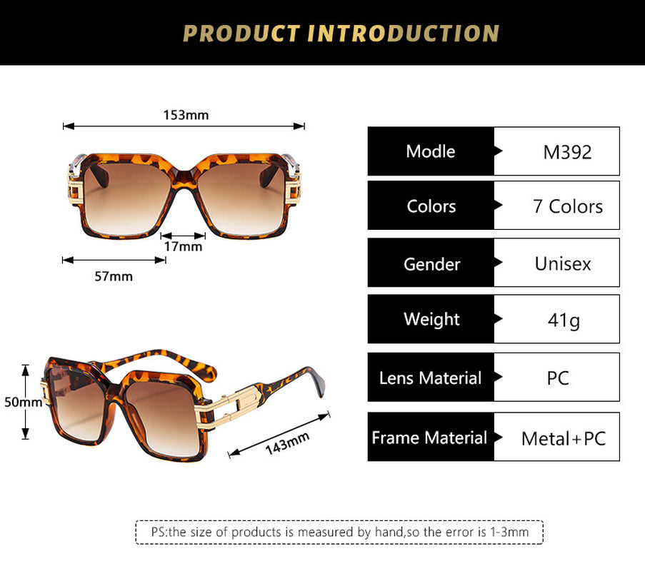 Y2K Fashion Metal Accessories Glasses