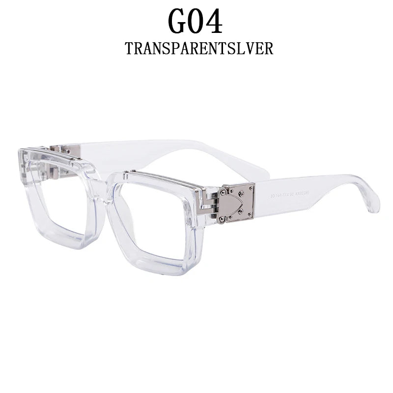 Square Oversized Millionaire Fashion Glasses Luxury Sunglasses for Men Vintage Sunglasses Women Sonnenbrille Gafas De Sol Lentes