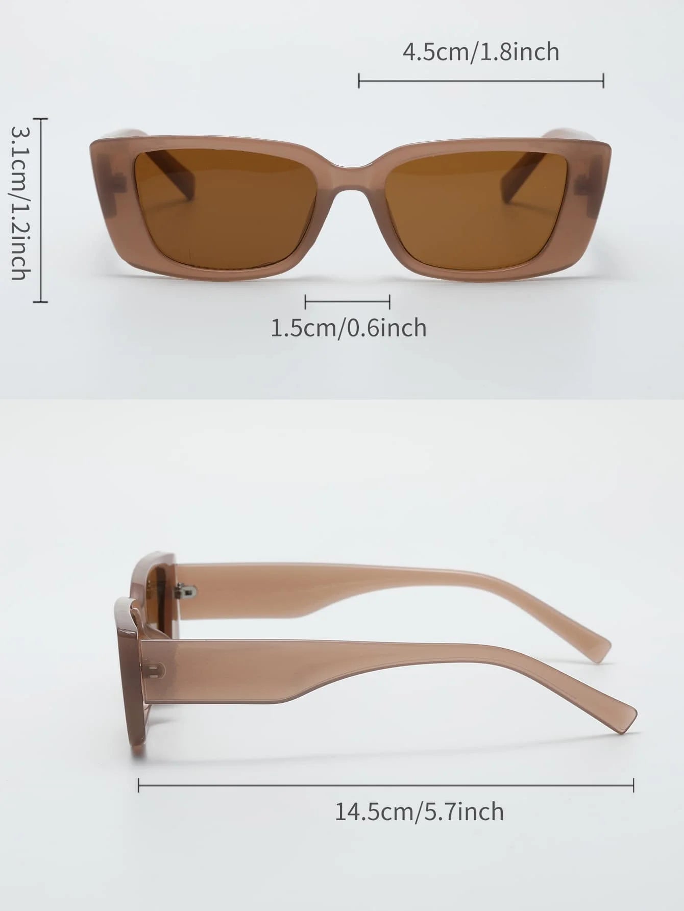 3Pairs Square Frame Sunglasses Travel Accessories Sunglasses Beach Sun Glasses Beach Accessories for Women Sun Glasses