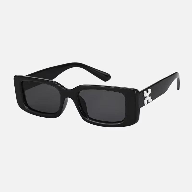 5Pcs Set Small Rectangle Sunglasses Women Men Shades Retro Sun Glasses Luxury Brand Square Shades UV400