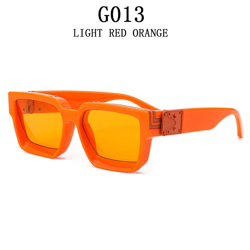 Square Oversized Millionaire Fashion Glasses Luxury Sunglasses for Men Vintage Sunglasses Women Sonnenbrille Gafas De Sol Lentes