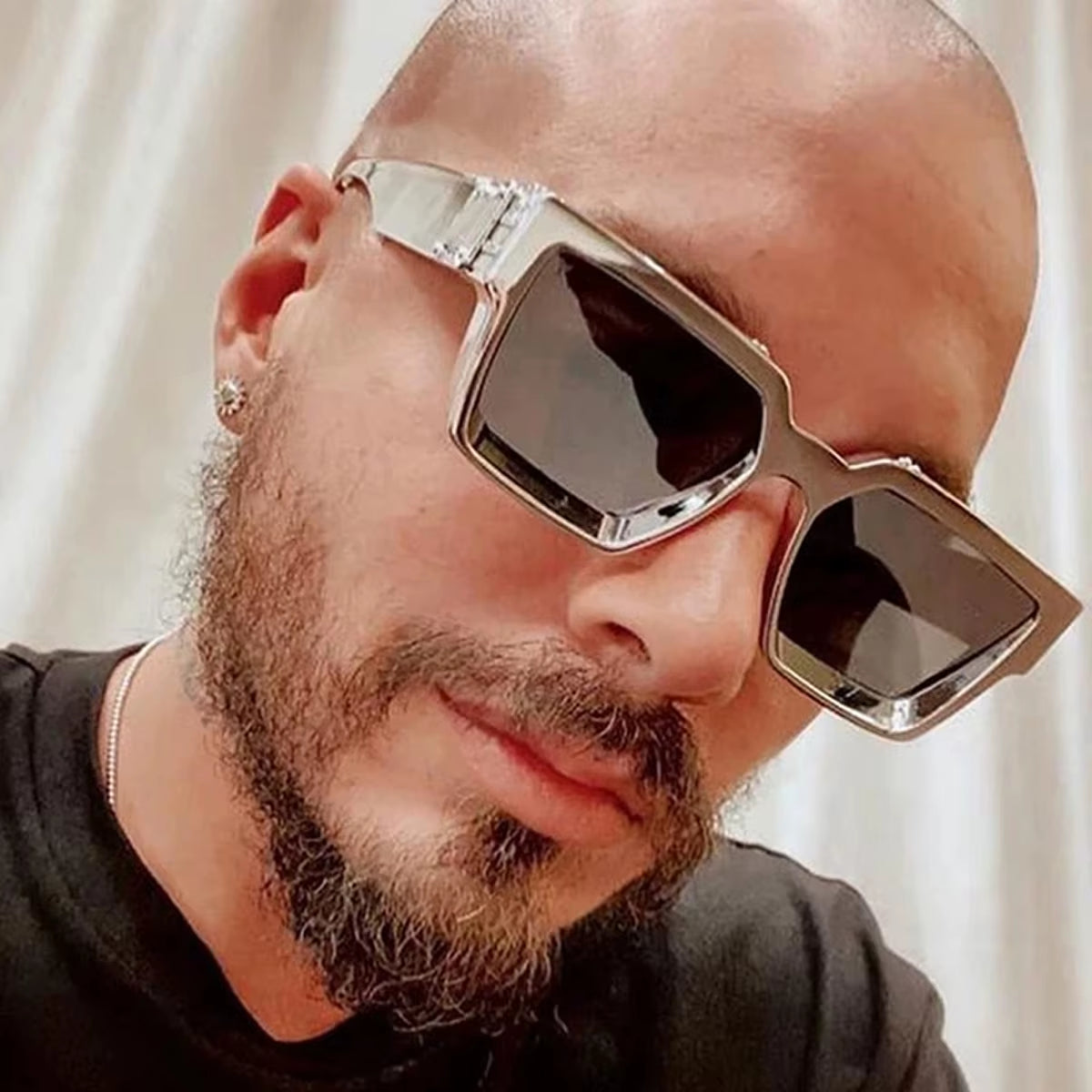 Retro Black Millionaire Shades Luxury Sunglasses 2026 for Men Designer Famous Brand Square Sun Glasses Man Women Sunglass