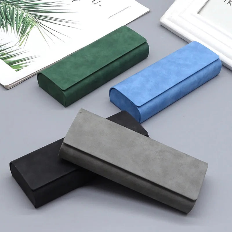 1Pc Hand Shell PU Leather Glasses Protector Case Durable Portable Storage Bag Eyewear Holder Protective Eye Glasses Case