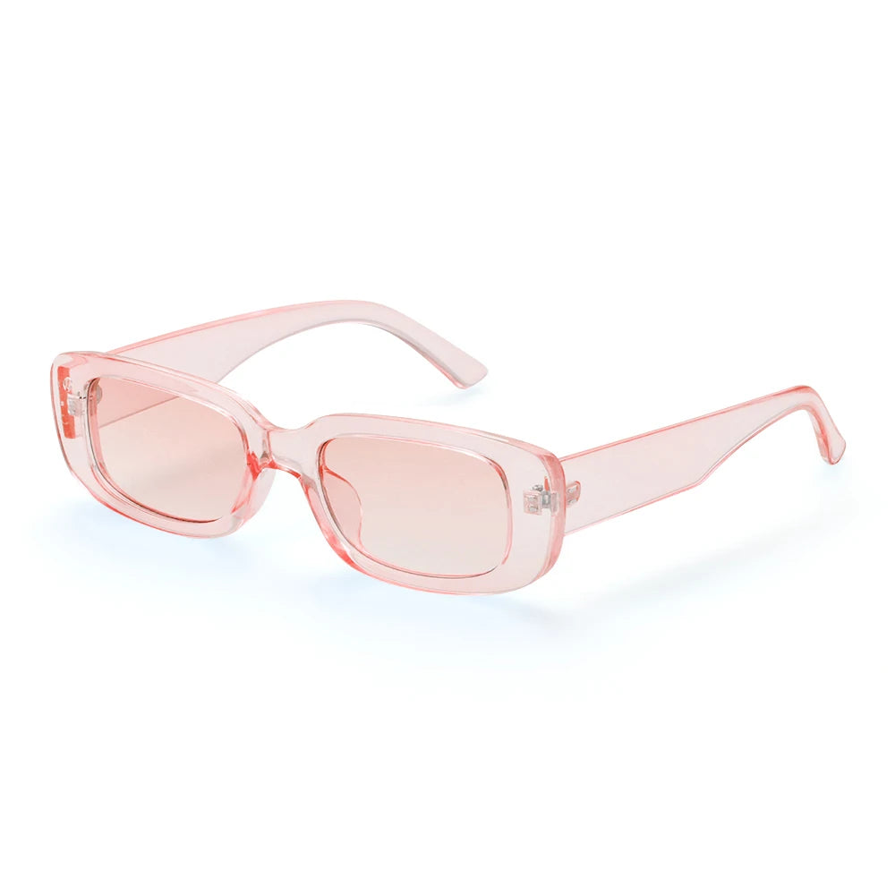 2021 New Travel Retro Women Men Hiking Sunglasses Chic Small Rectangle Sun Glasses UV 400 Black Leopard Shade Outdoor Eyewear