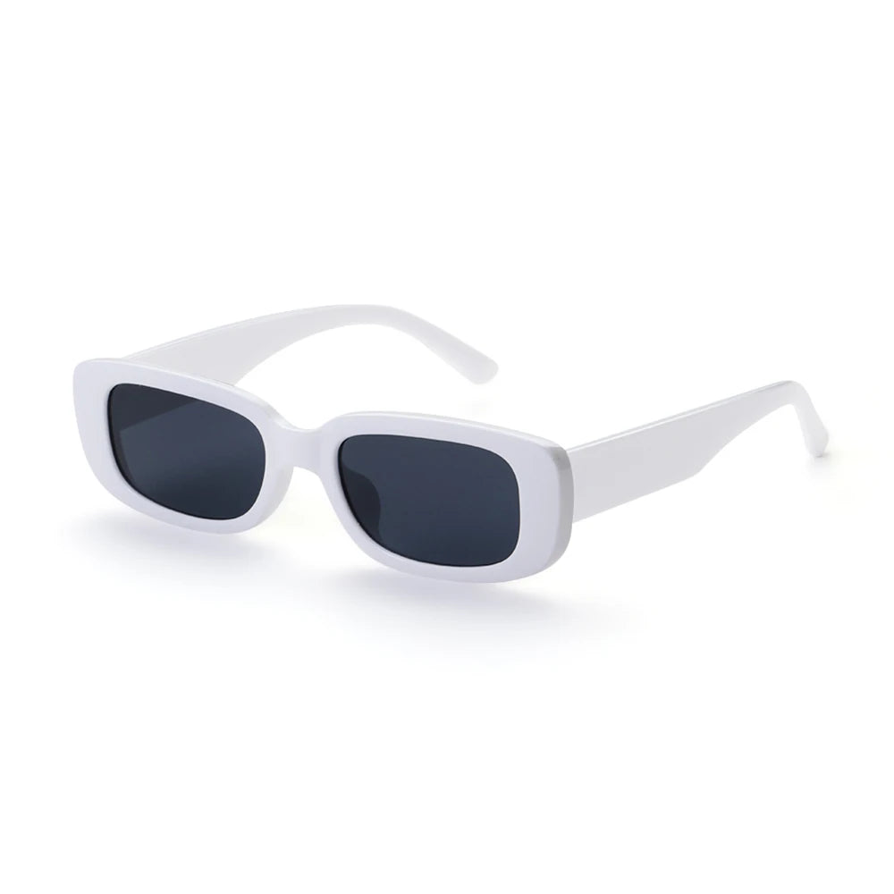 2021 New Travel Retro Women Men Hiking Sunglasses Chic Small Rectangle Sun Glasses UV 400 Black Leopard Shade Outdoor Eyewear
